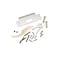 Global Door Controls GLC Series Light-Duty Commercial/Residential Cylindrical Lever, Grade 3 Entry in Brushed Chrome GLC-5151L-626 - alternate 4